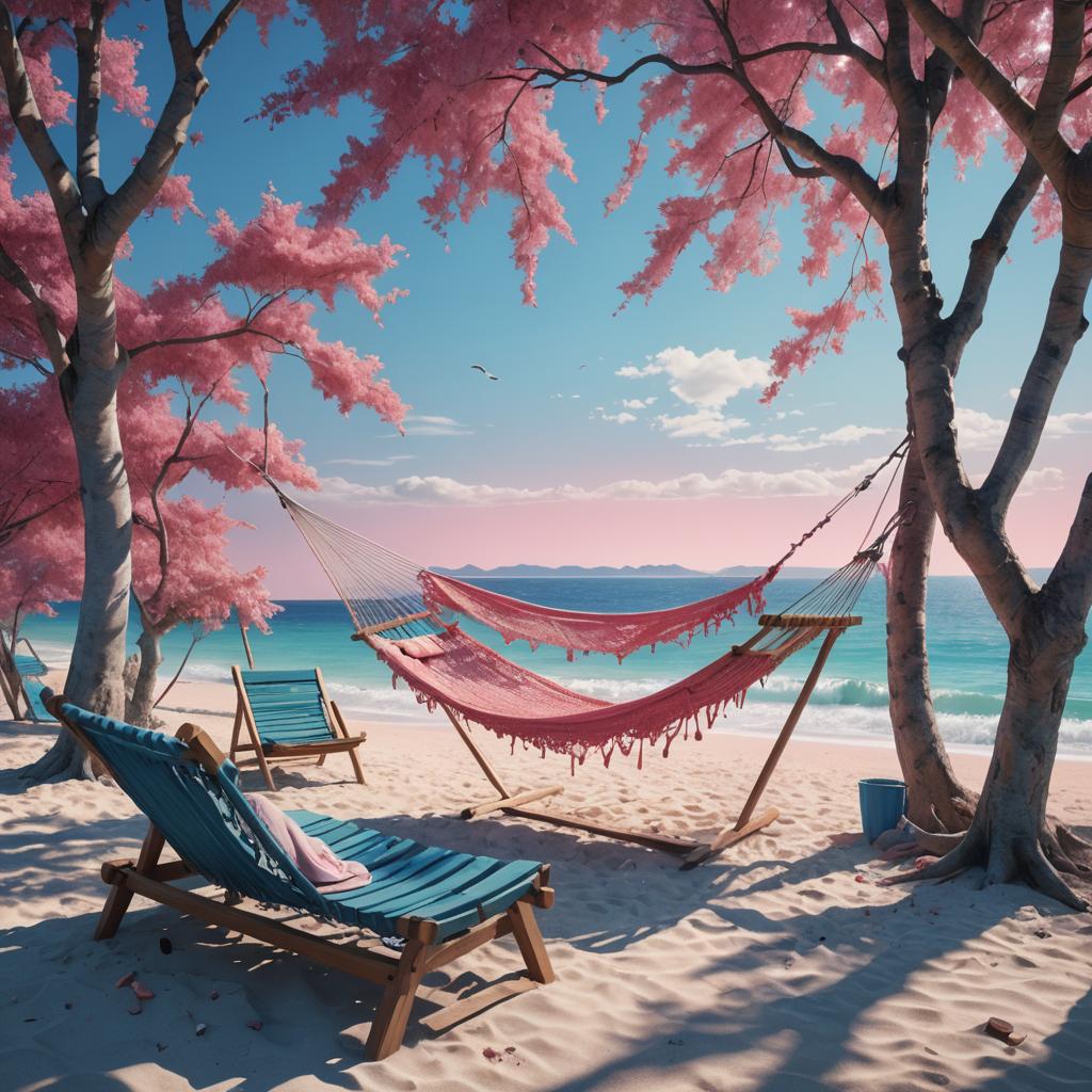 Tableau - A la plage- – Image 2