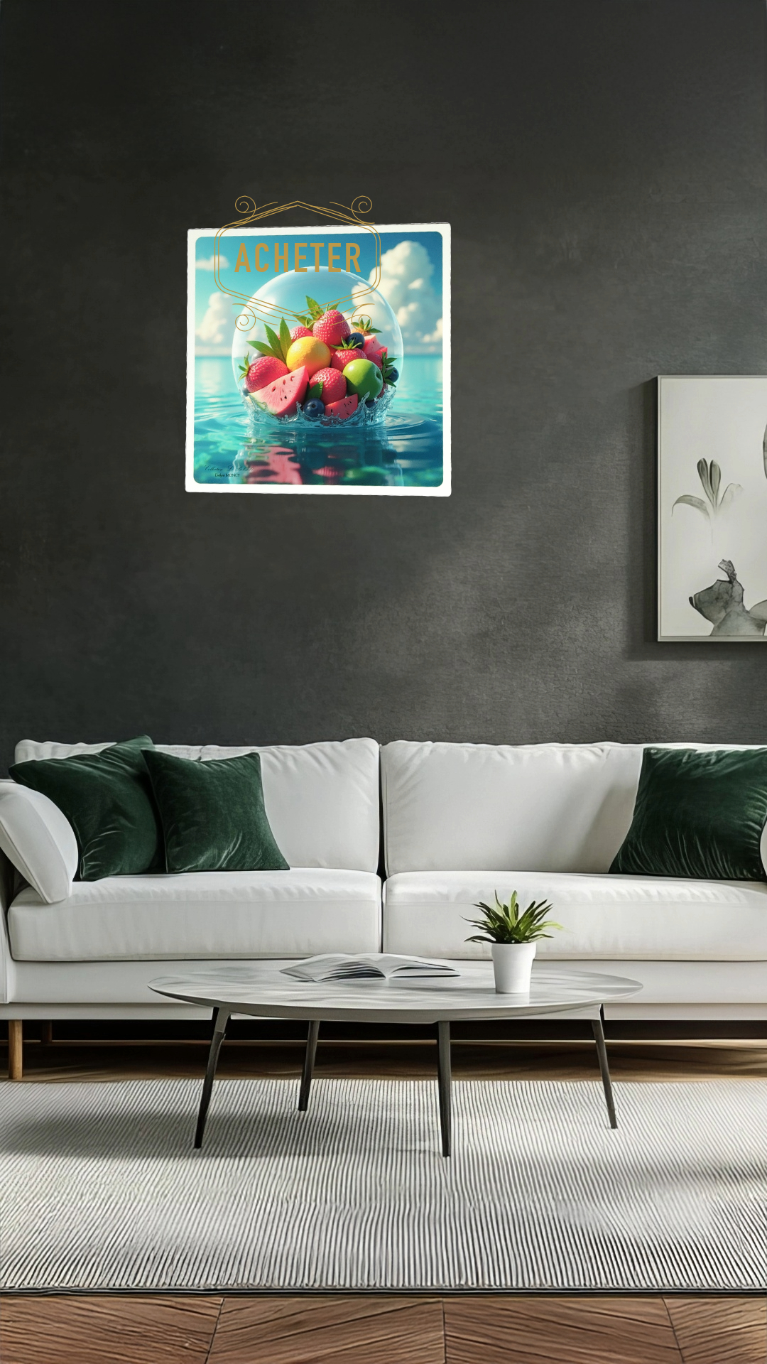 Tableau - Coupe de fruits